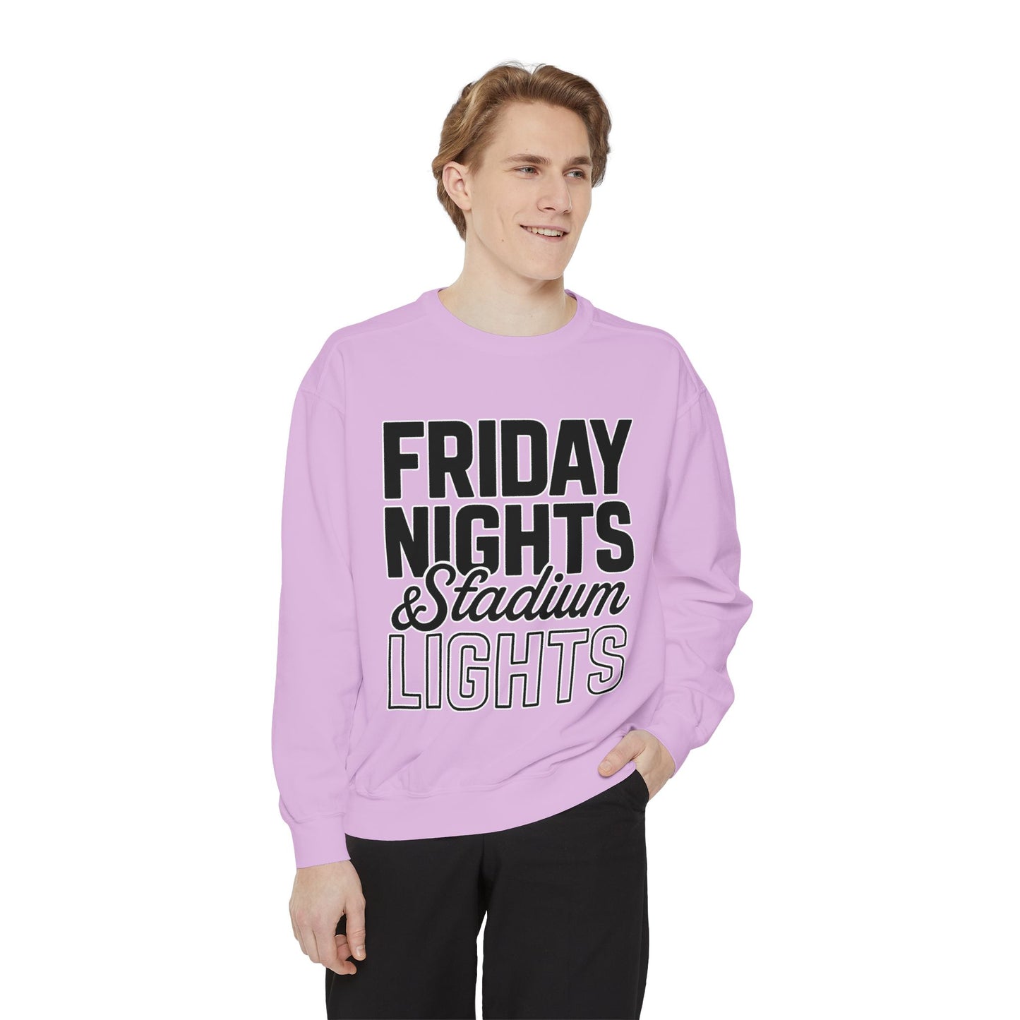 Friday Nights & Stadium Lights Sweatshirt | Comfort Colors
