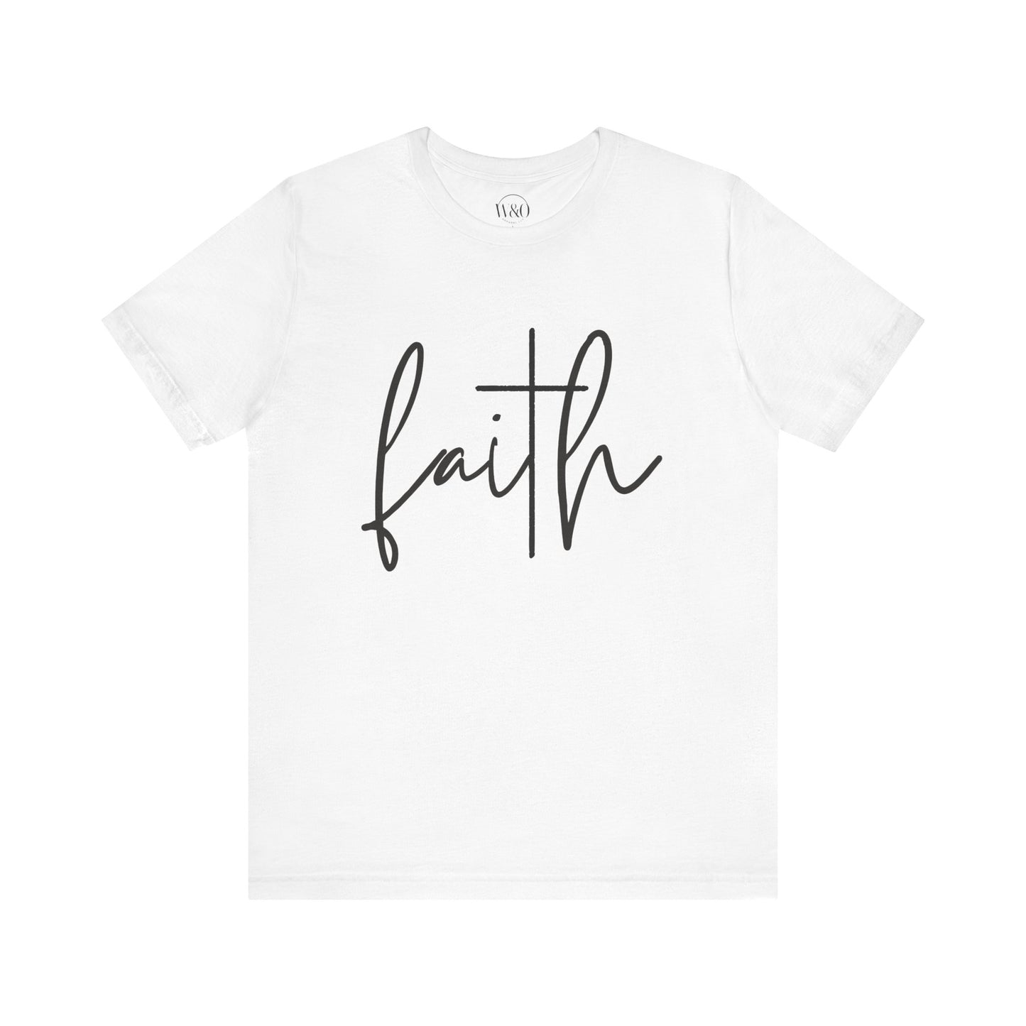 Faith Unisex Jersey Short Sleeve Tee - Inspirational Christian T-Shirt