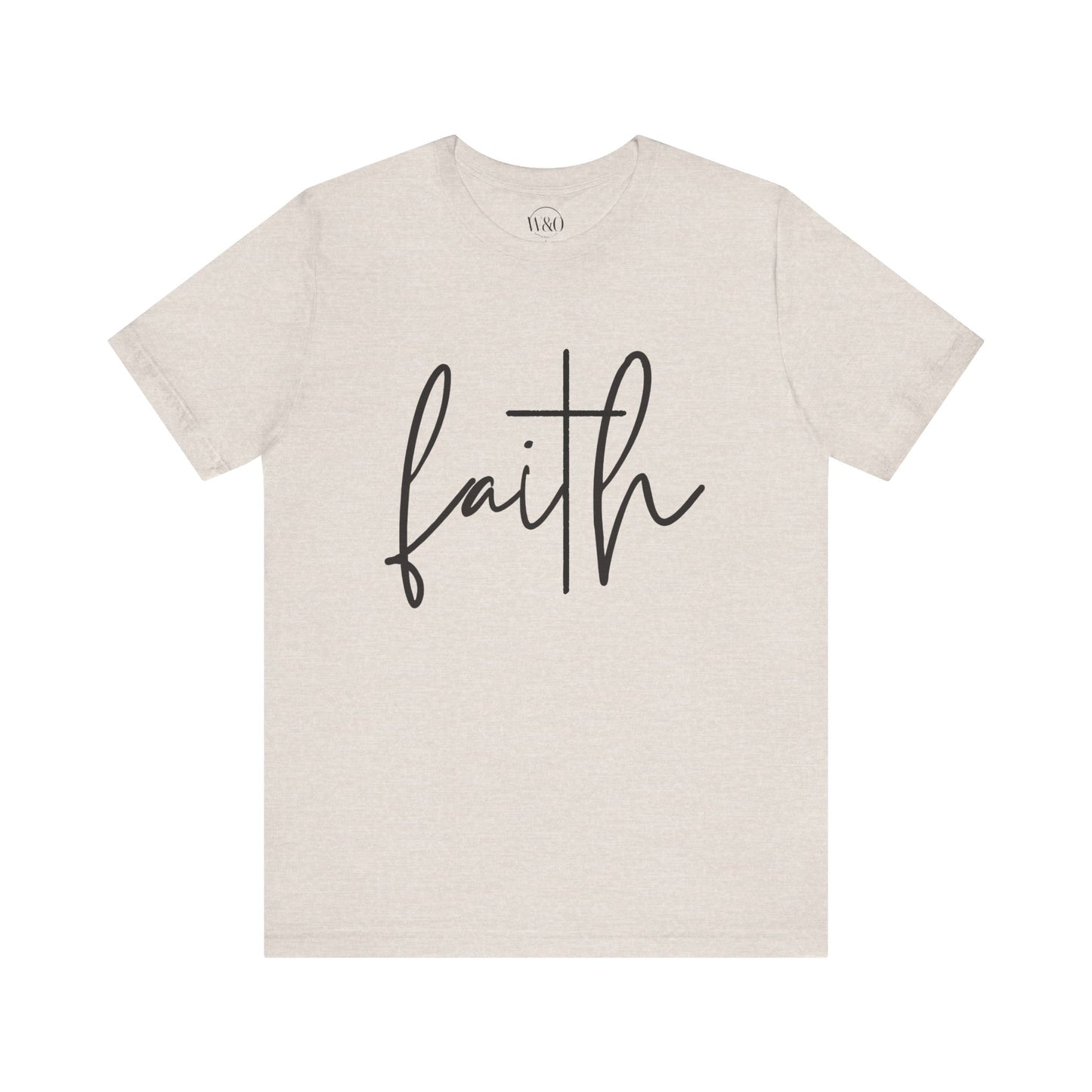 Faith Unisex Jersey Short Sleeve Tee - Inspirational Christian T-Shirt