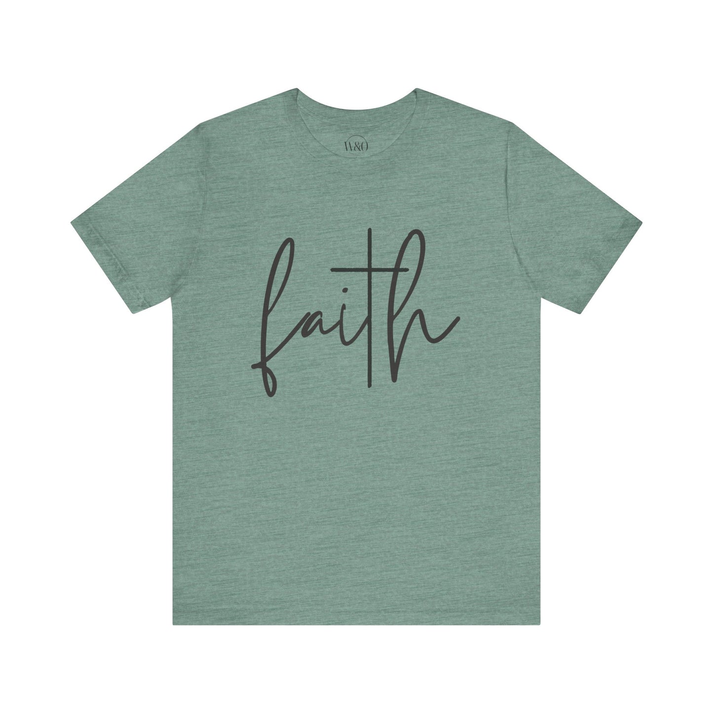 Faith Unisex Jersey Short Sleeve Tee - Inspirational Christian T-Shirt