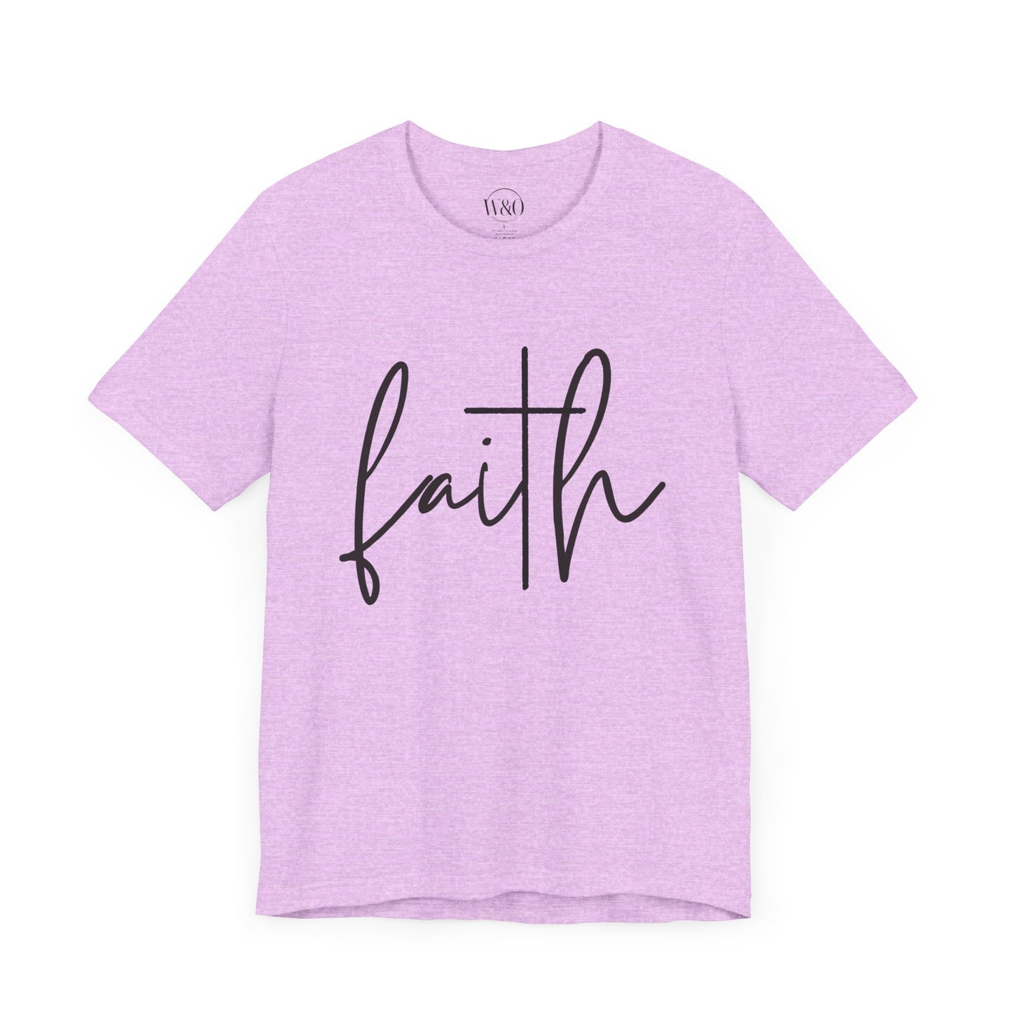 Faith Unisex Jersey Short Sleeve Tee - Inspirational Christian T-Shirt