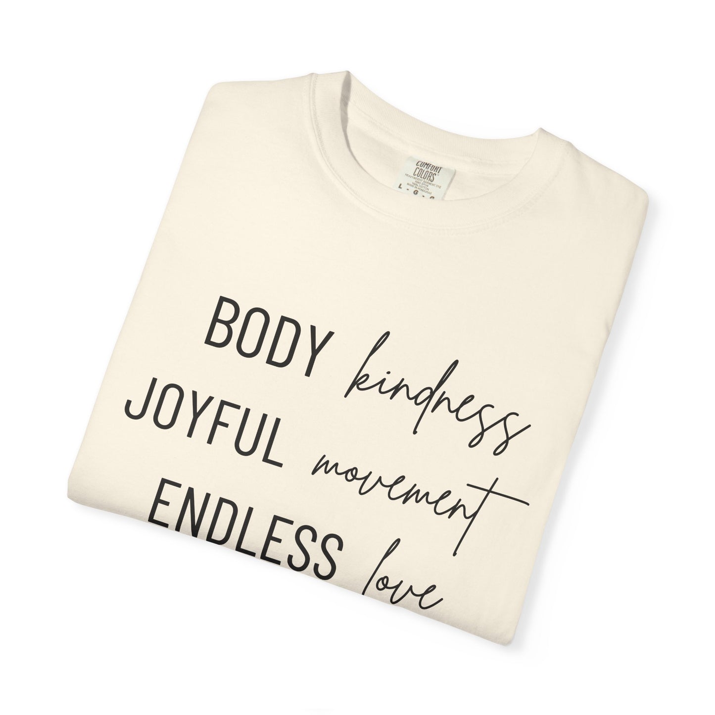 KML Kindness, Movement, Love T-shirt| Comfort Colors