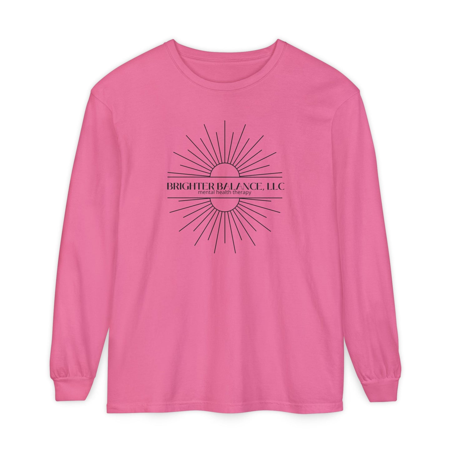 Brighter Balance Unisex Garment-dyed Long Sleeve T-Shirt | Comfort Colors