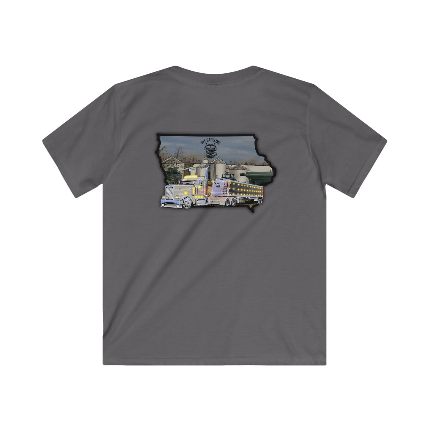 WT Gabeline Trucking YOUTH Tee #181|Gildan Softstyle