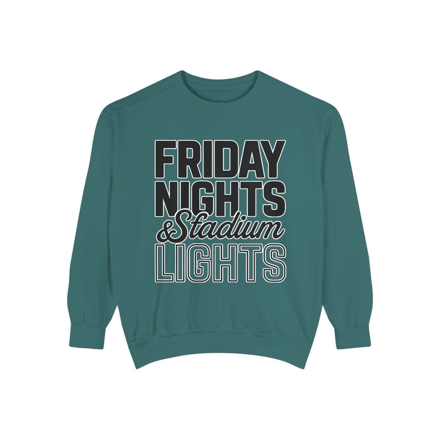 Friday Nights & Stadium Lights Sweatshirt | Comfort Colors