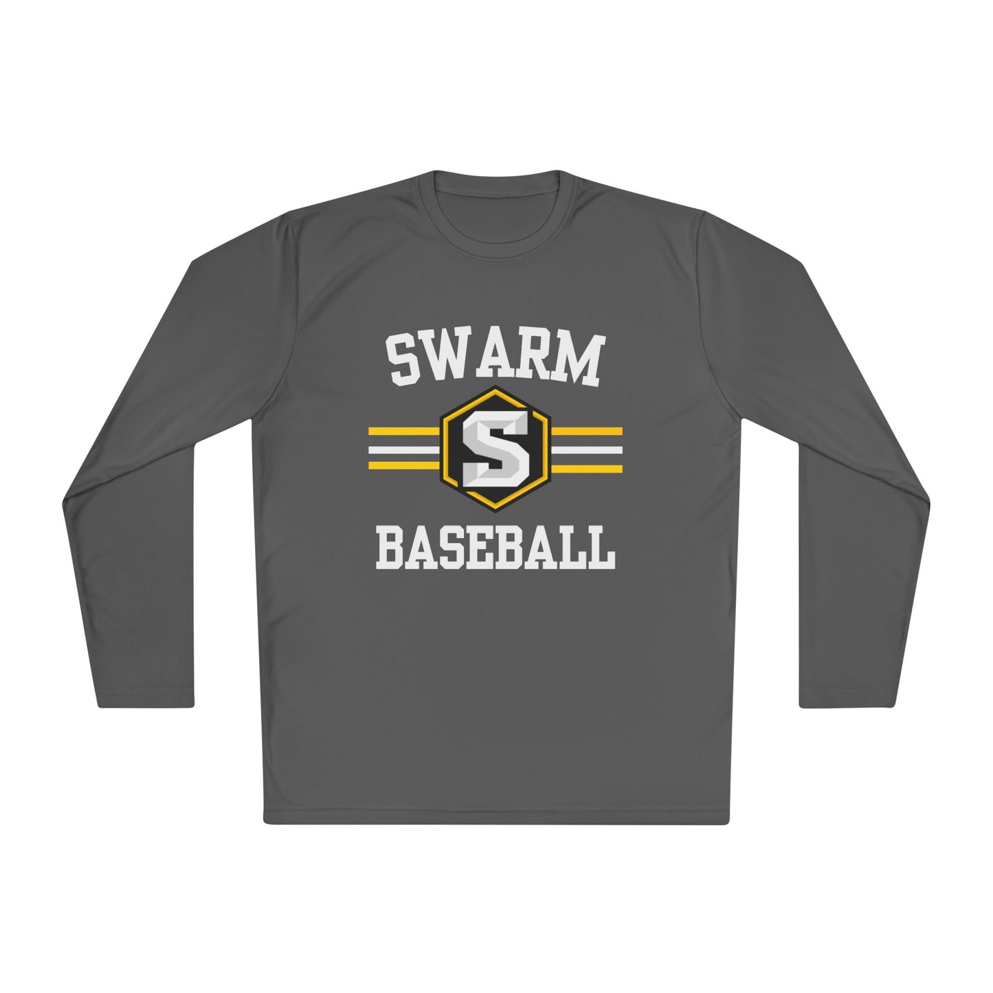 Swarm "stripe" ADULT Baseball Long Sleeve | Sportstek