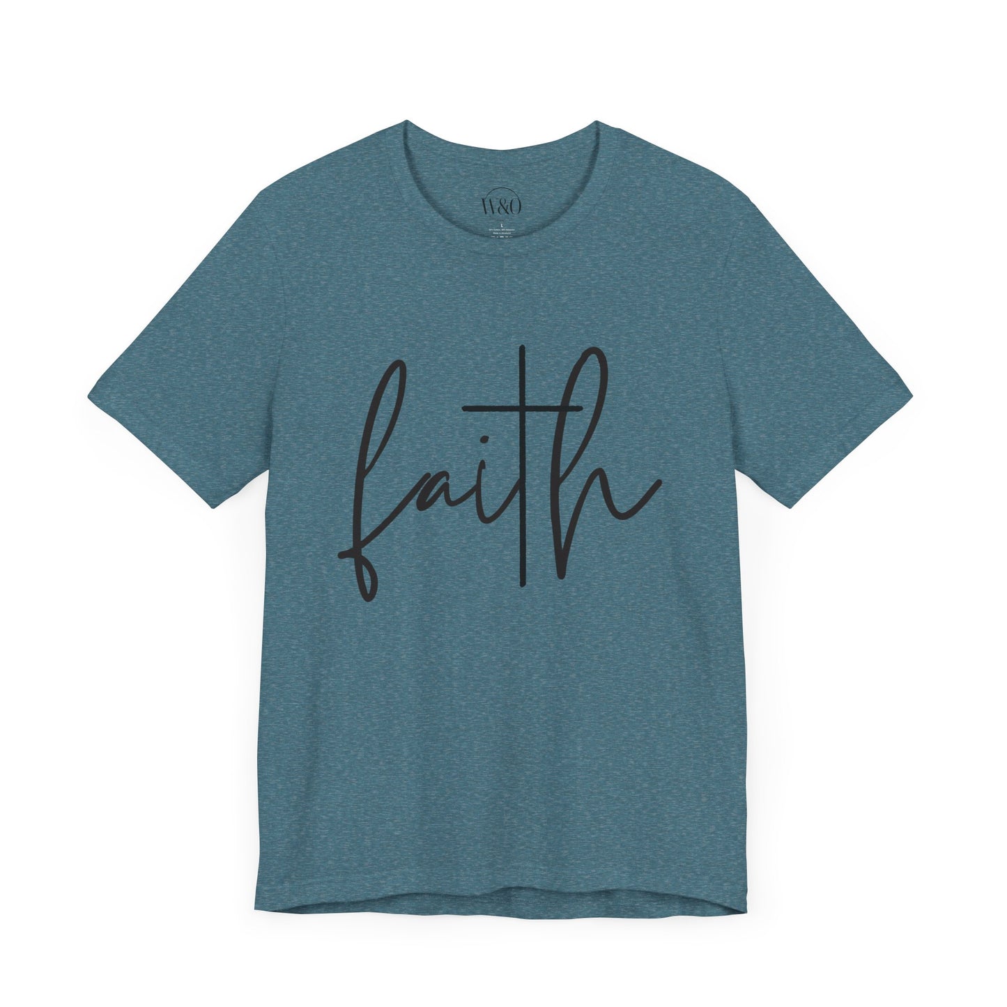 Faith Unisex Jersey Short Sleeve Tee - Inspirational Christian T-Shirt