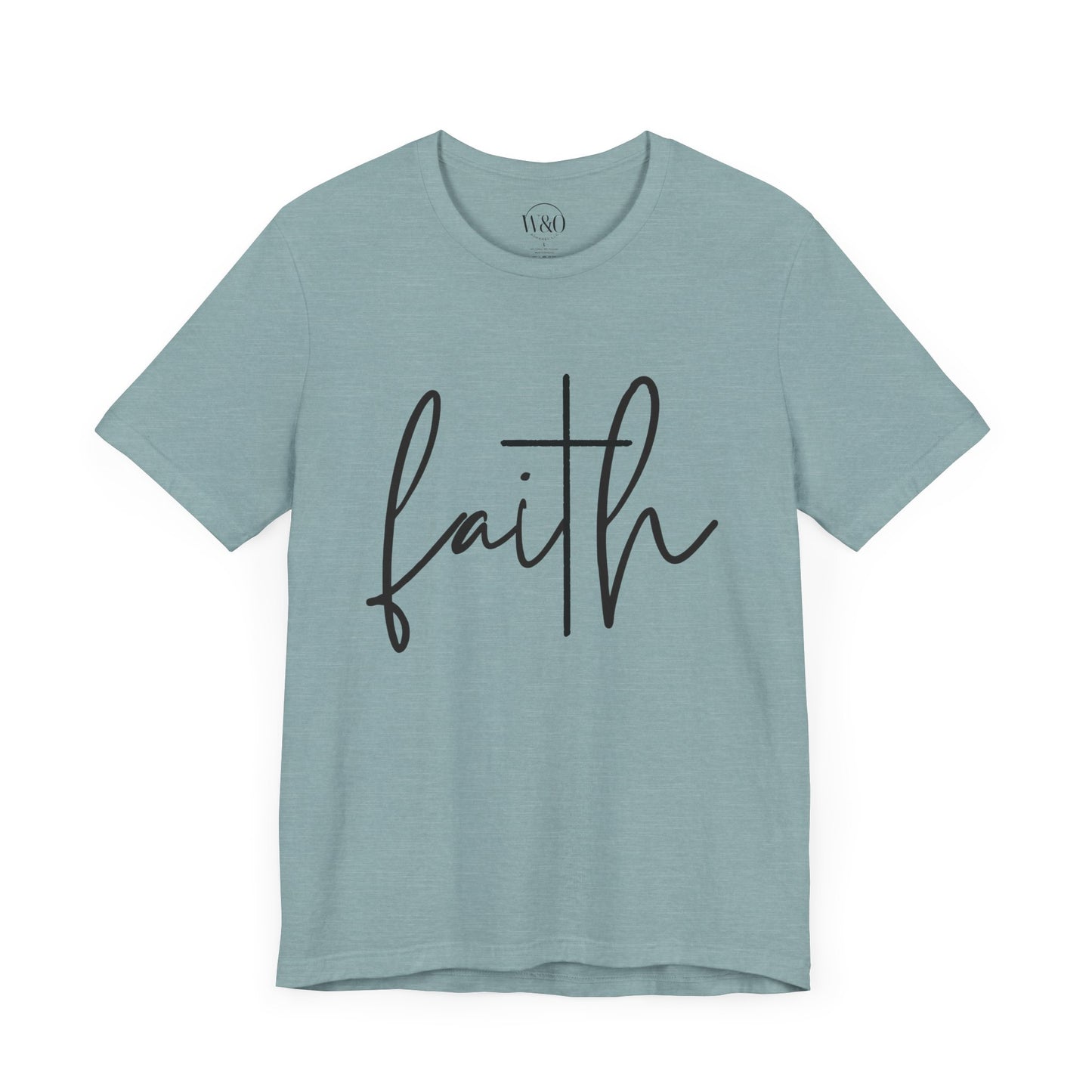 Faith Unisex Jersey Short Sleeve Tee - Inspirational Christian T-Shirt