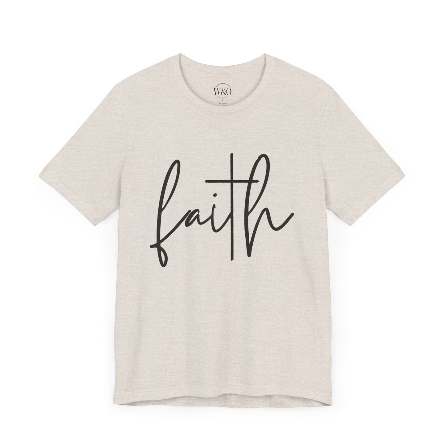 Faith Unisex Jersey Short Sleeve Tee - Inspirational Christian T-Shirt