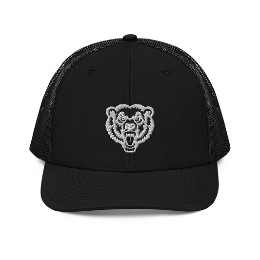 Bears White Embroidered Trucker Cap / Richardson 112 |IN STOCK