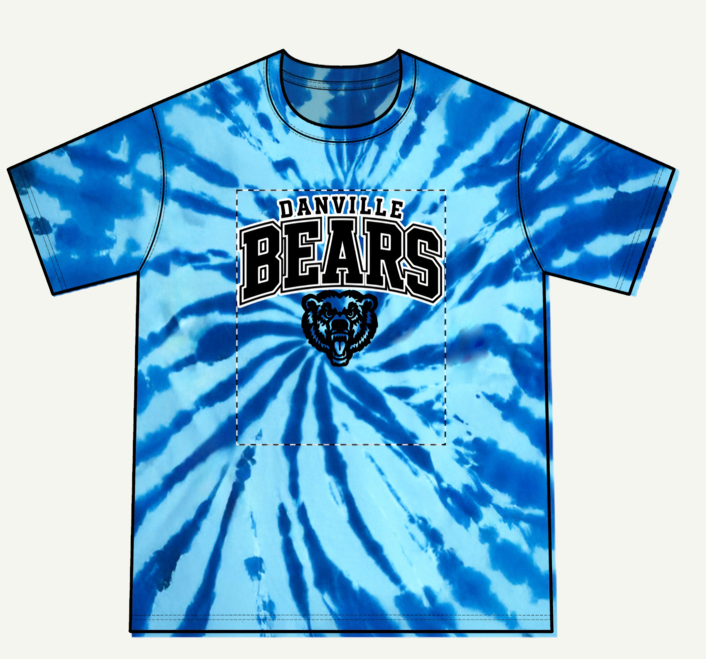 Danville Bears YOUTH Tie-Dye Tee | Port & Authority | IN STOCK