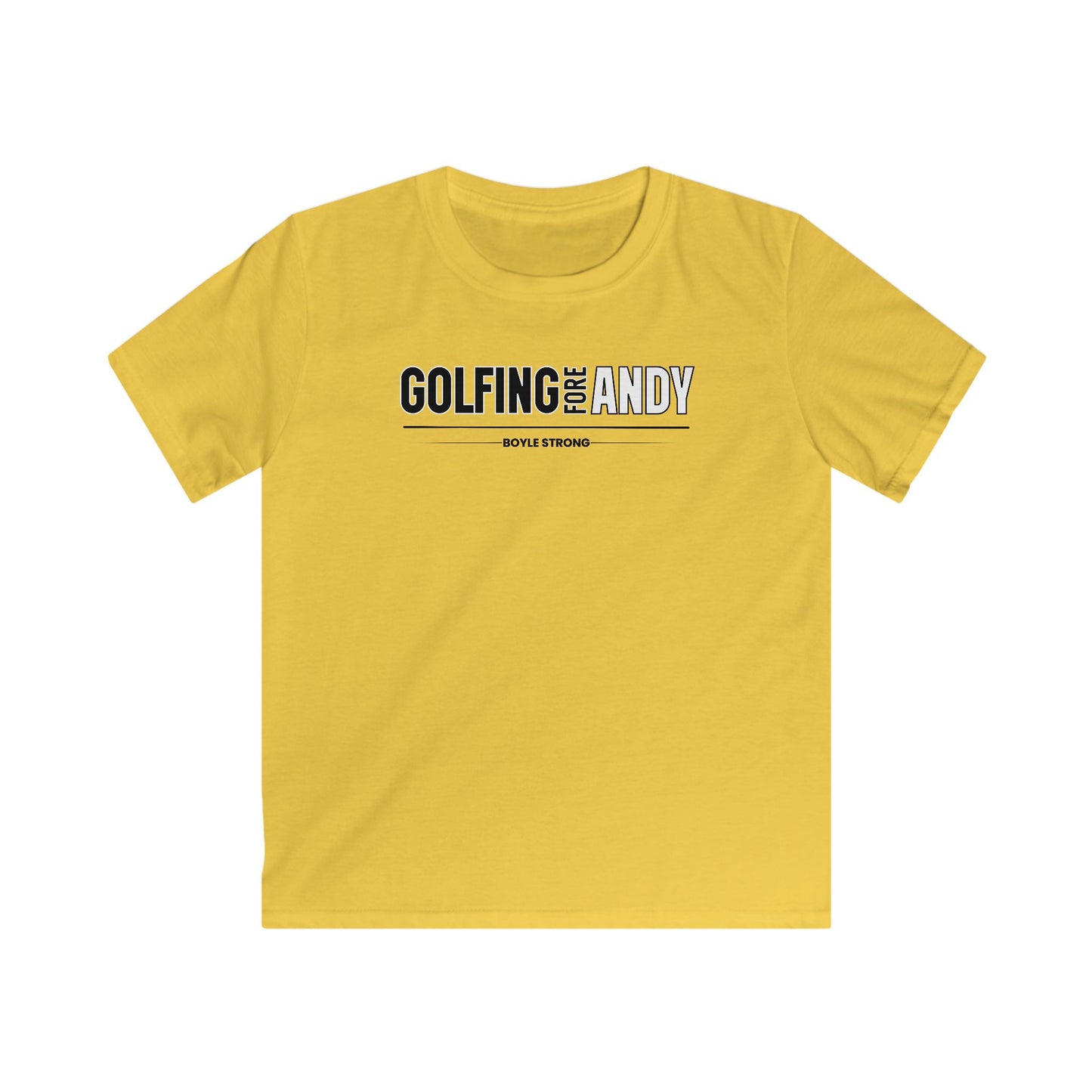 Golfing Fore Andy YOUTH Tee | Gildan Softstyle