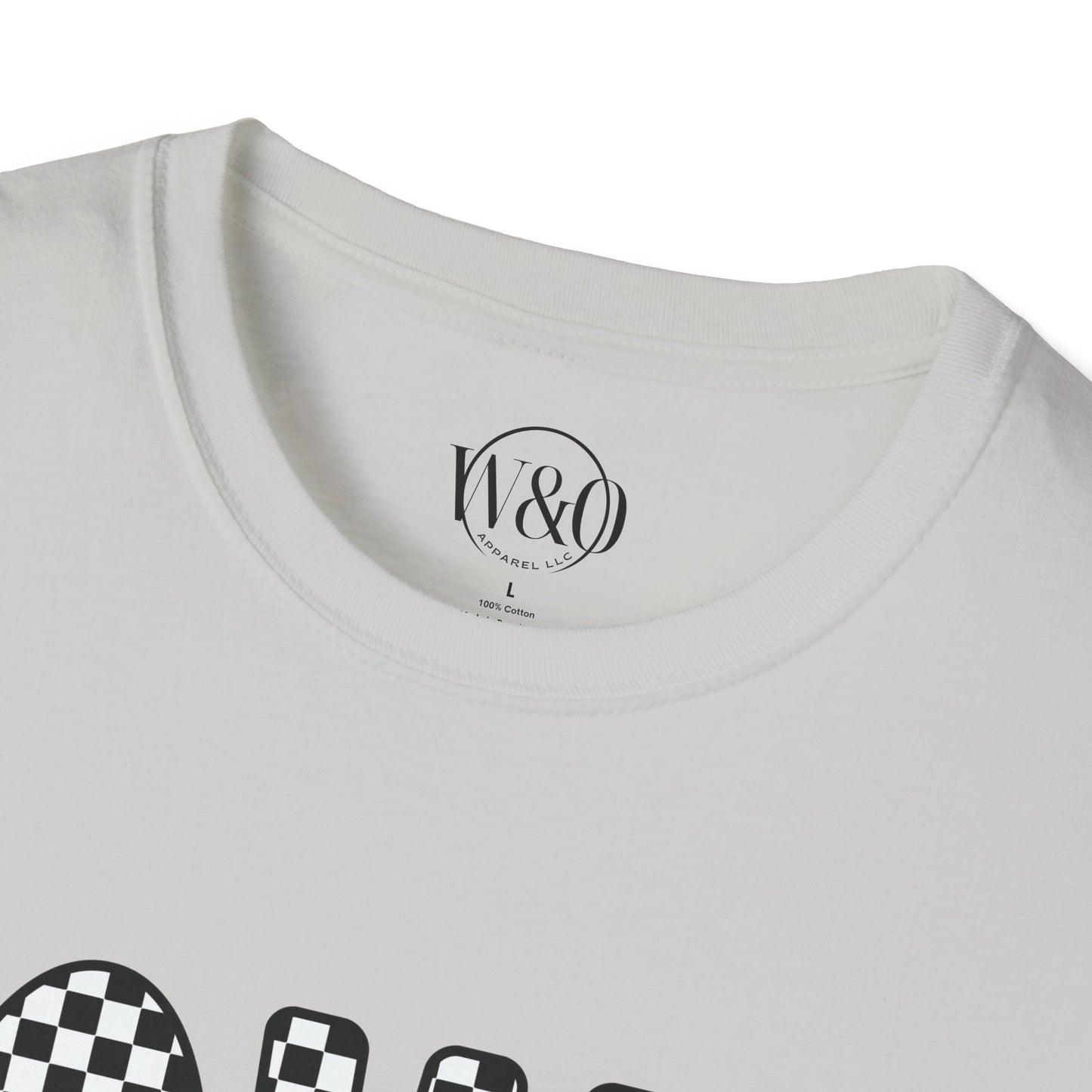 Iowa Checkered Bow T-Shirt | Gildan Softstyle