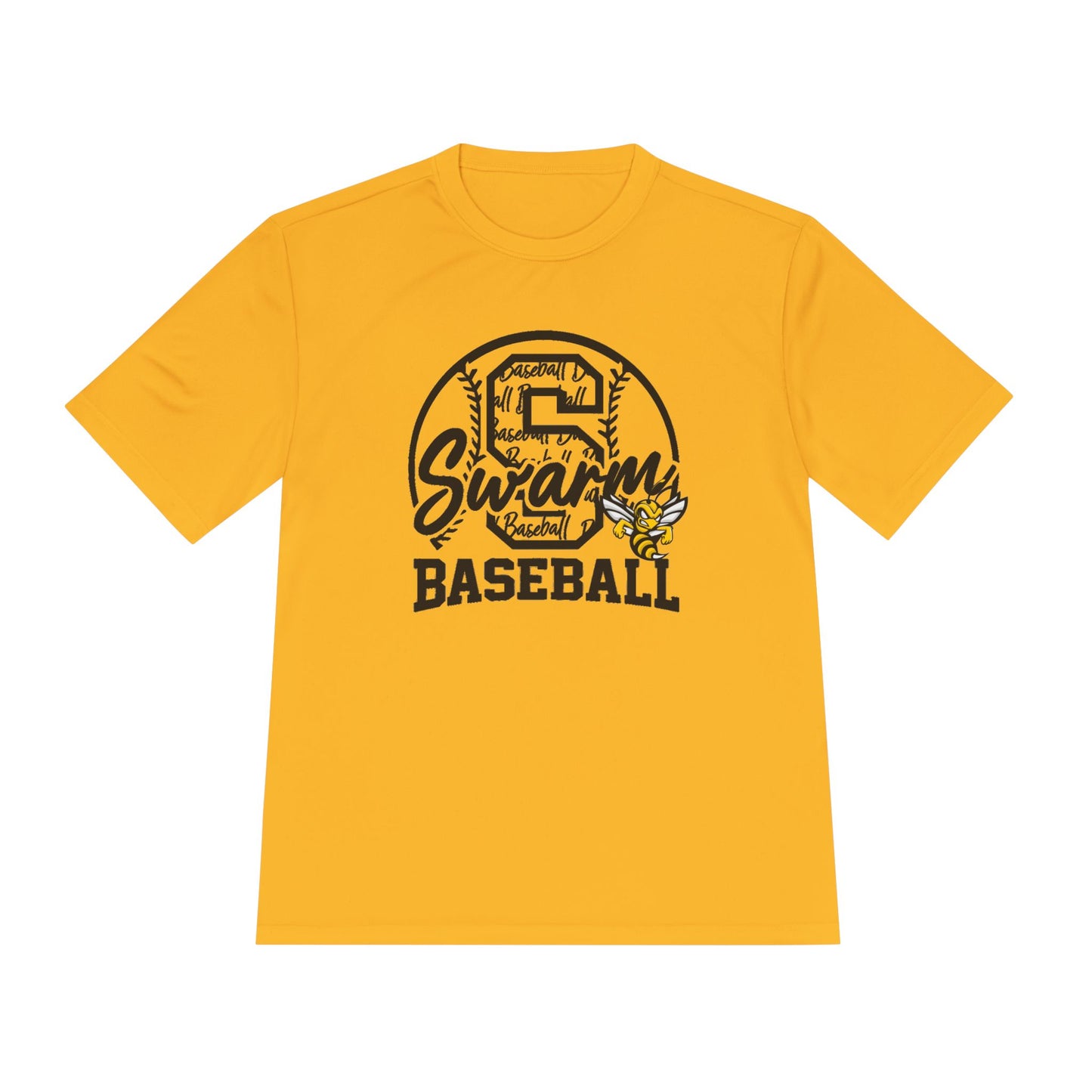 Swarm "S" ADULT Baseball Moisture-Wicking Tee | Sportstek