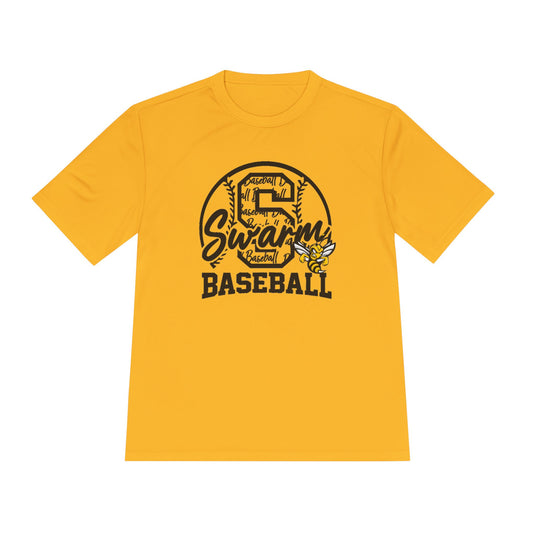 Swarm "S" ADULT Baseball Moisture-Wicking Tee | Sportstek