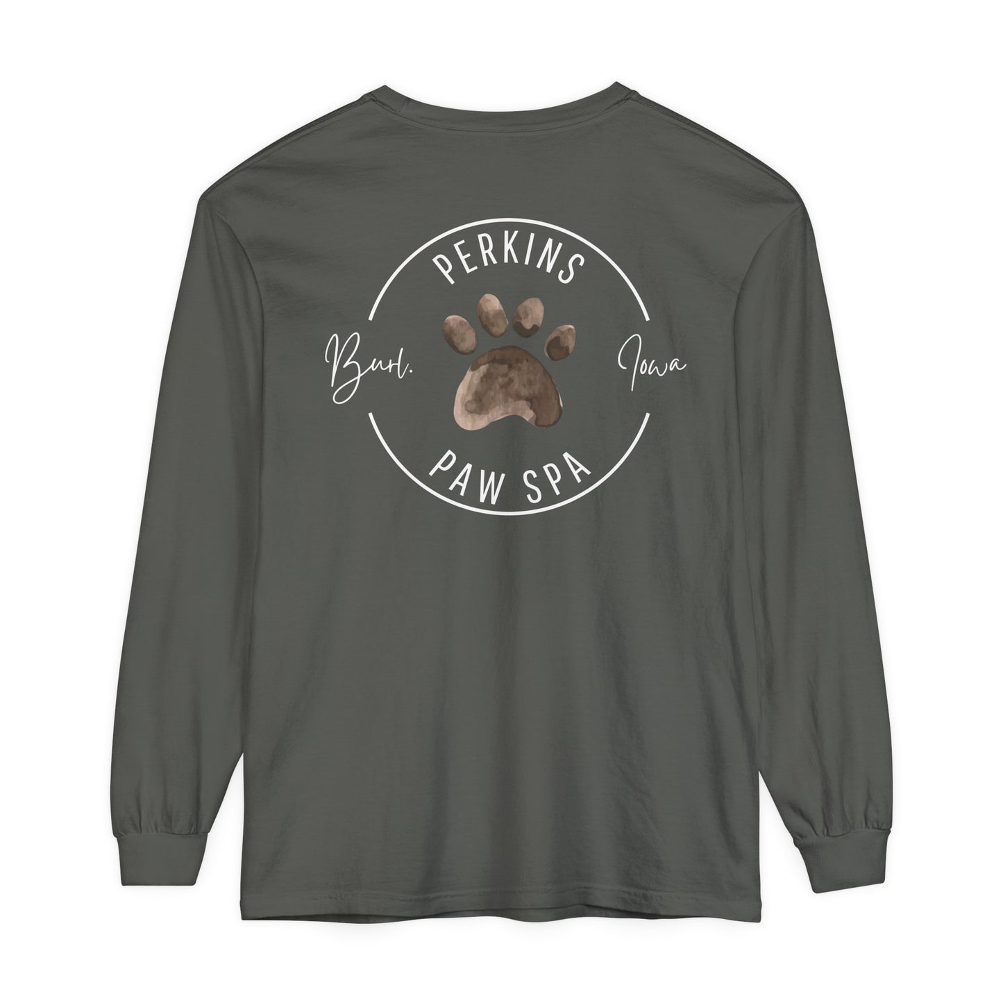 Perkins Paw Spa Long Sleeve Front/Back (2)