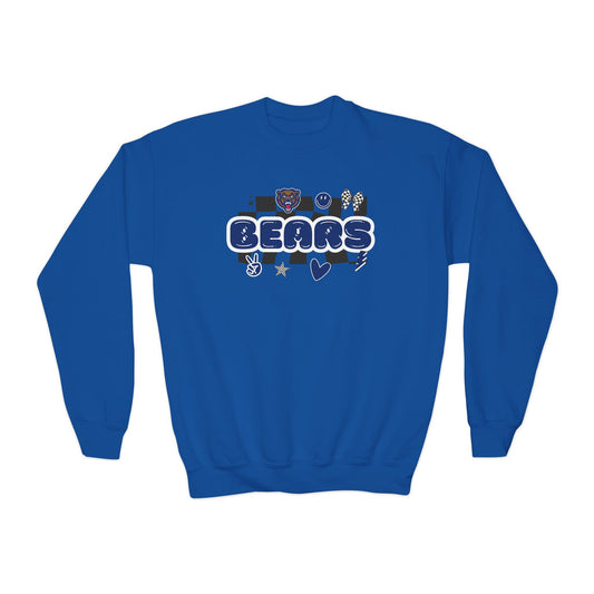 Danville Bears | Retro Icons | Youth Crewneck | Gildan