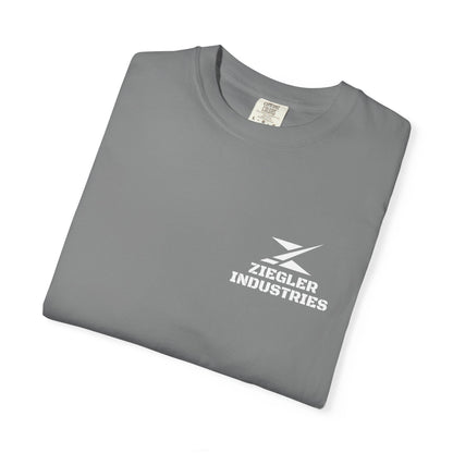 Ziegler Industries White Logo T-Shirt | Comfort Colors