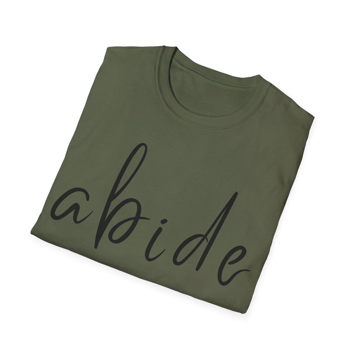 Abide JOHN 15:4 ADULT Tee | Gildan Softstyle