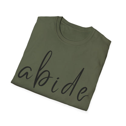 Abide JOHN 15:4 ADULT Tee | Gildan Softstyle