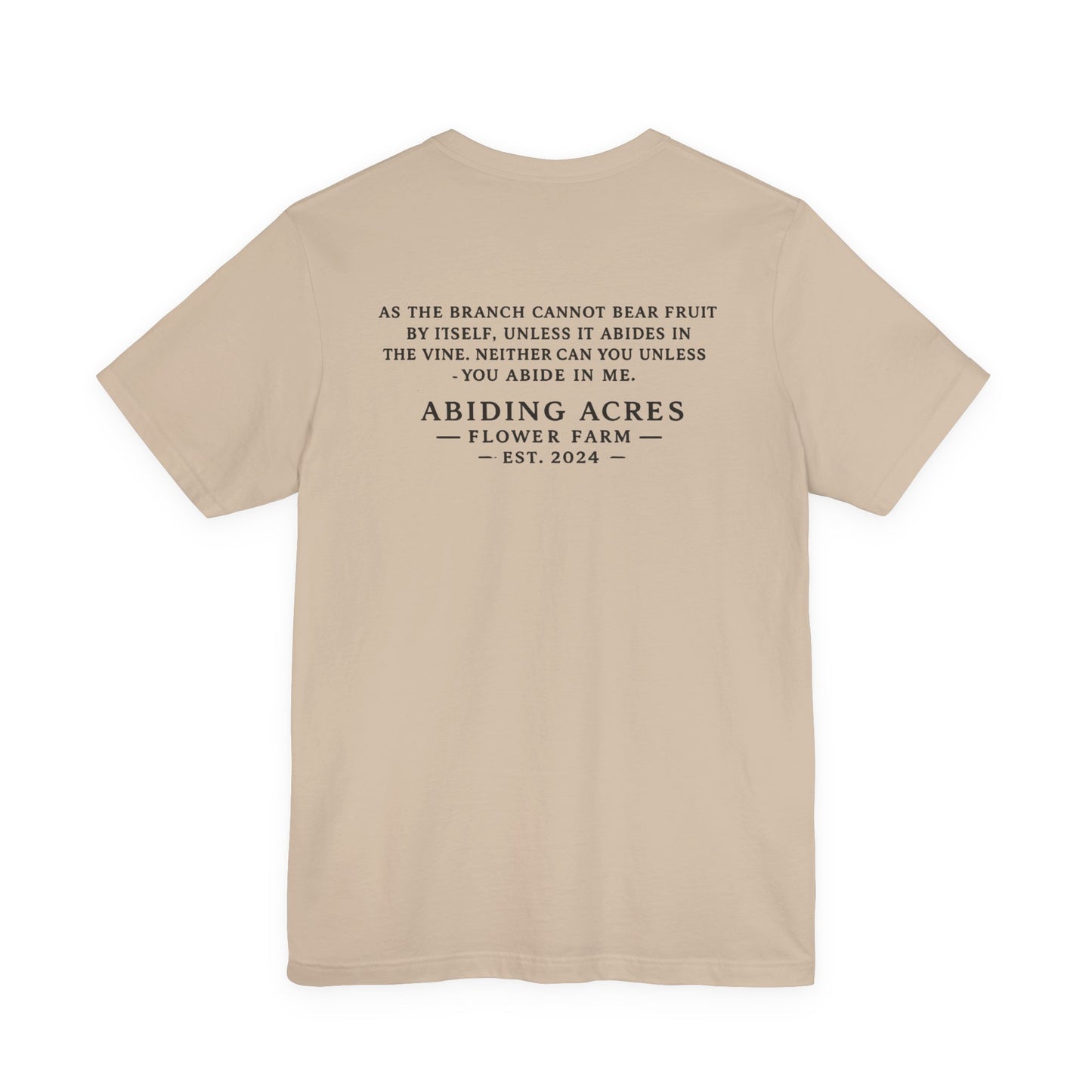 Abide in Me ADULT Tee | Bella Canvas