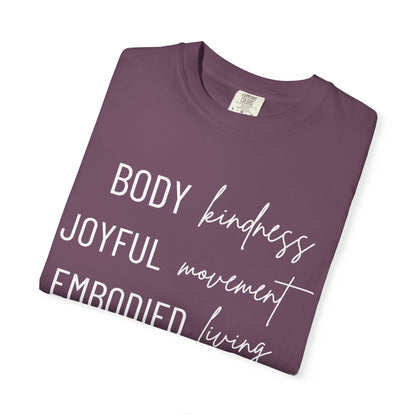 KML Kindness, Movement, Living T-shirt| Comfort Colors