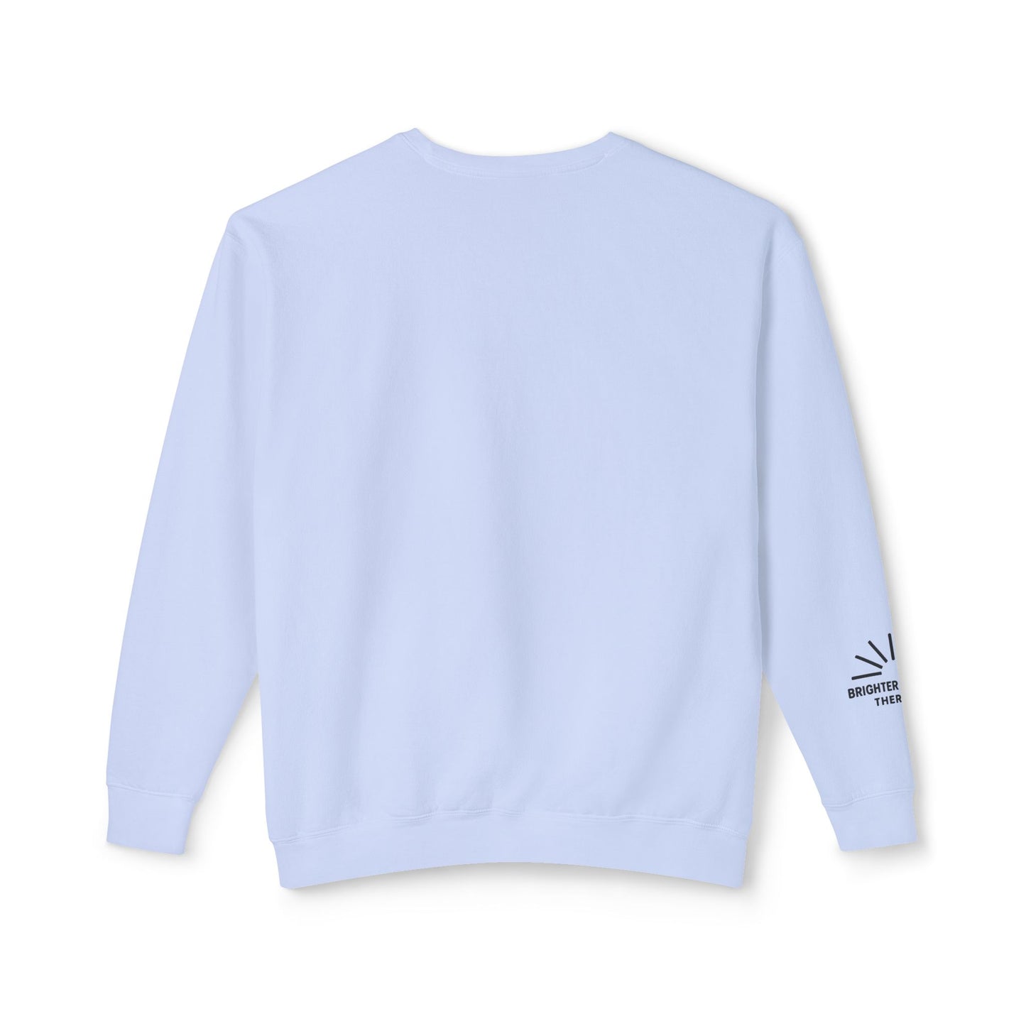 Brighter Balance Unisex Lightweight Crewneck| Sleeve Design | Comfort Colors