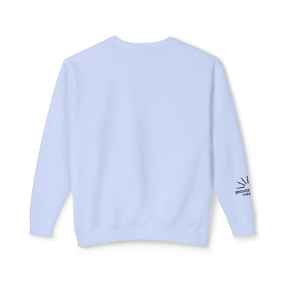 Brighter Balance Unisex Lightweight Crewneck| Sleeve Design | Comfort Colors