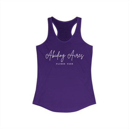 Abiding Acres FF ADULT Racerback Tank | Next Level