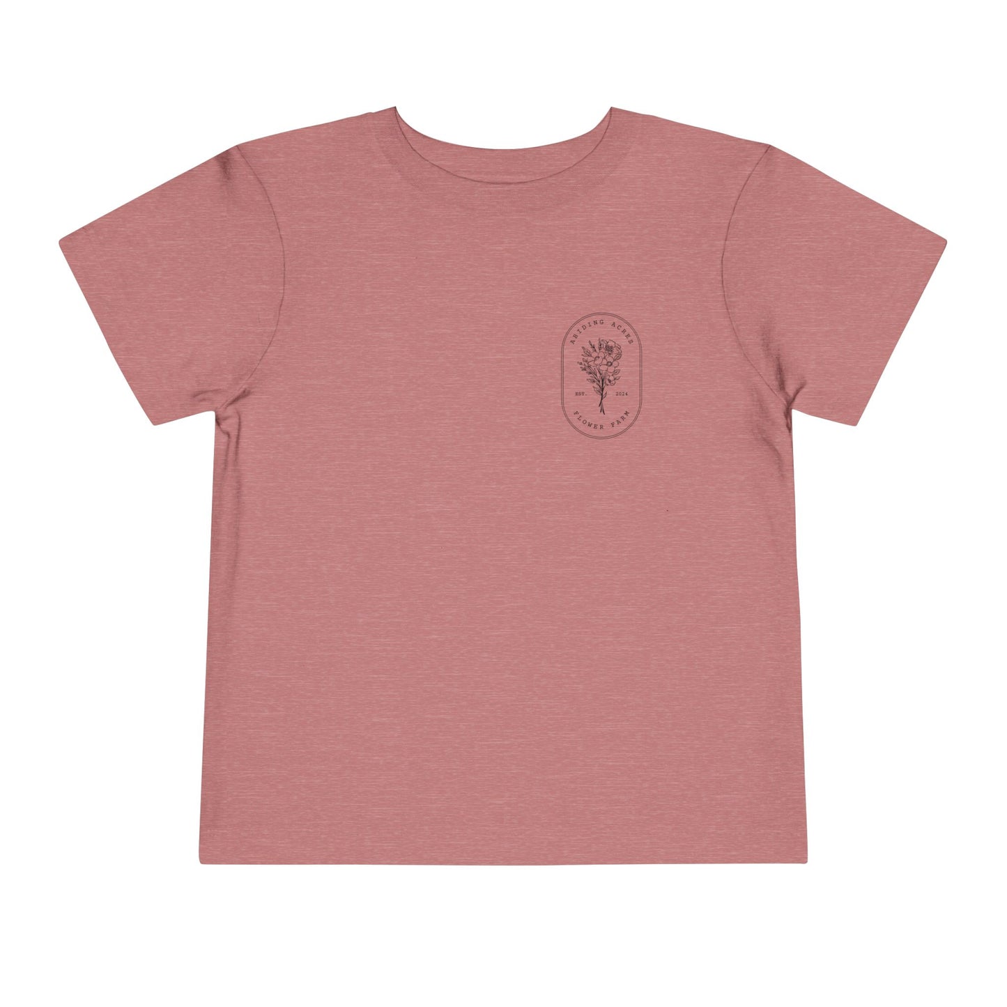 Abiding Acres Flower Farm TODDLER Tee | Bella Canvas