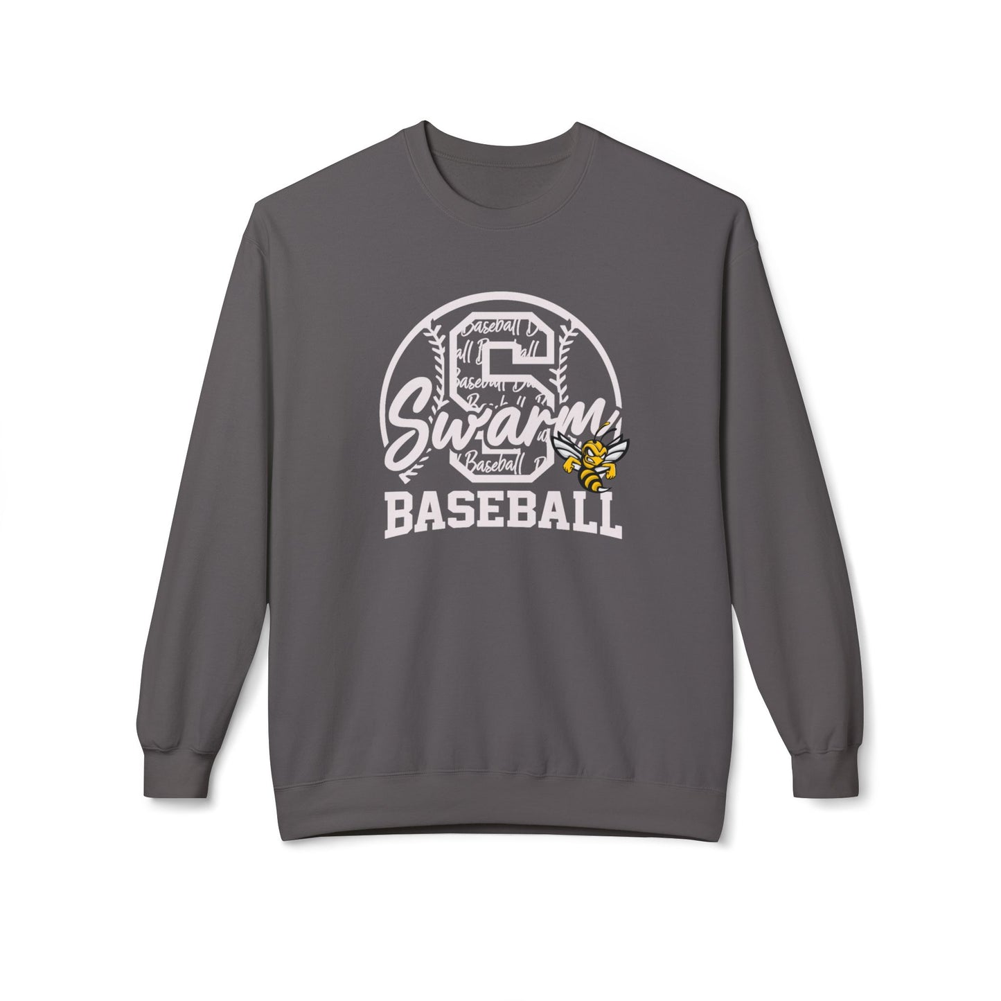 Swarm "S" ADULT Baseball Crewneck | Gildan Softstyle