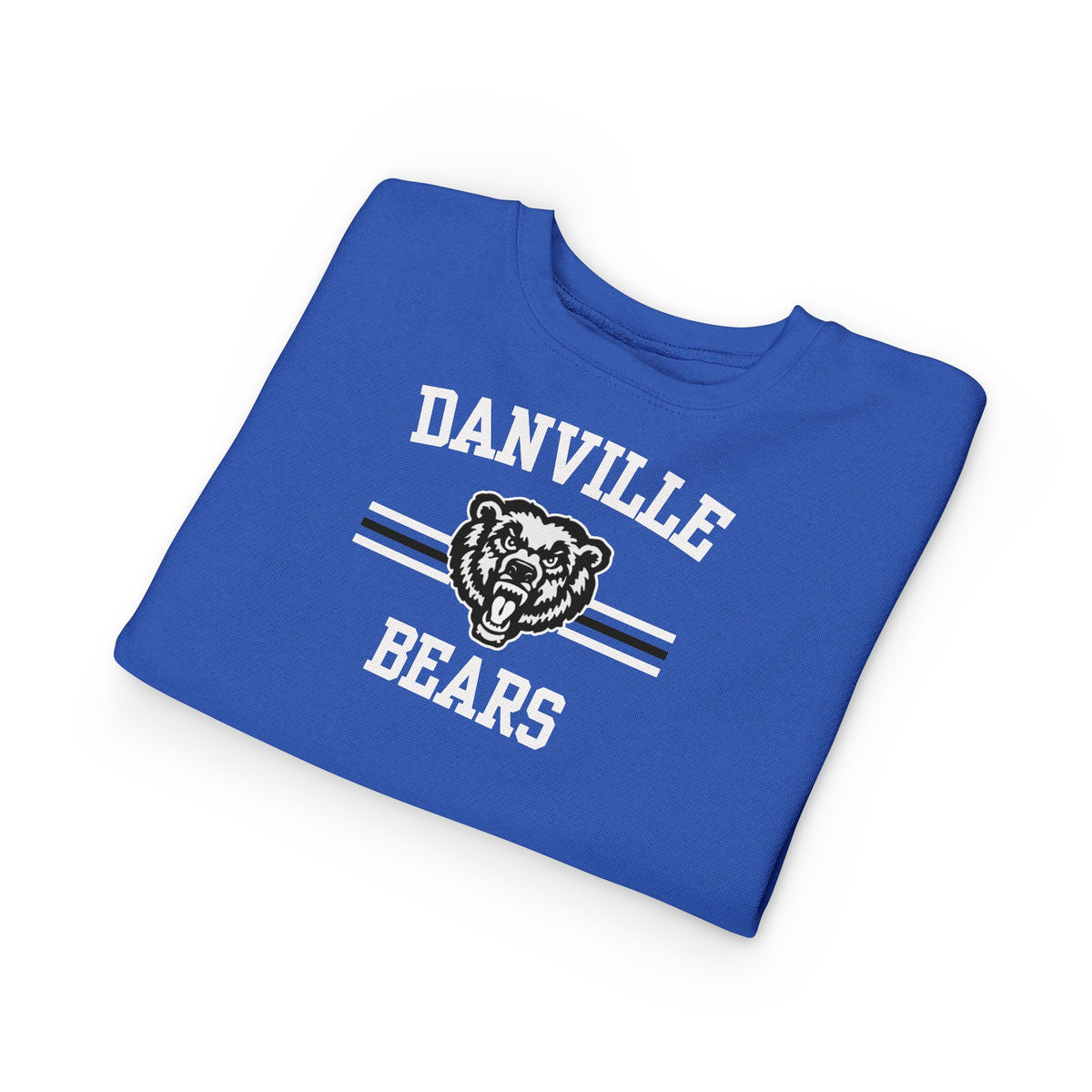 Toddler Sweatshirt — Danville Bears Youth Crewneck | School Mascot Kids Sweatshirt