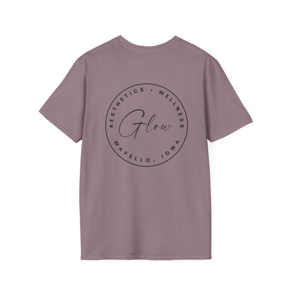 Glow Circle Logo FRONT/BACK T-Shirt | Gildan Soft-Style
