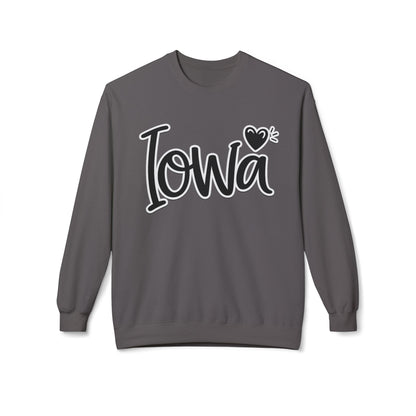 Iowa Roots | Iowa Heart | Adult Crewneck | Gildan Softstyle