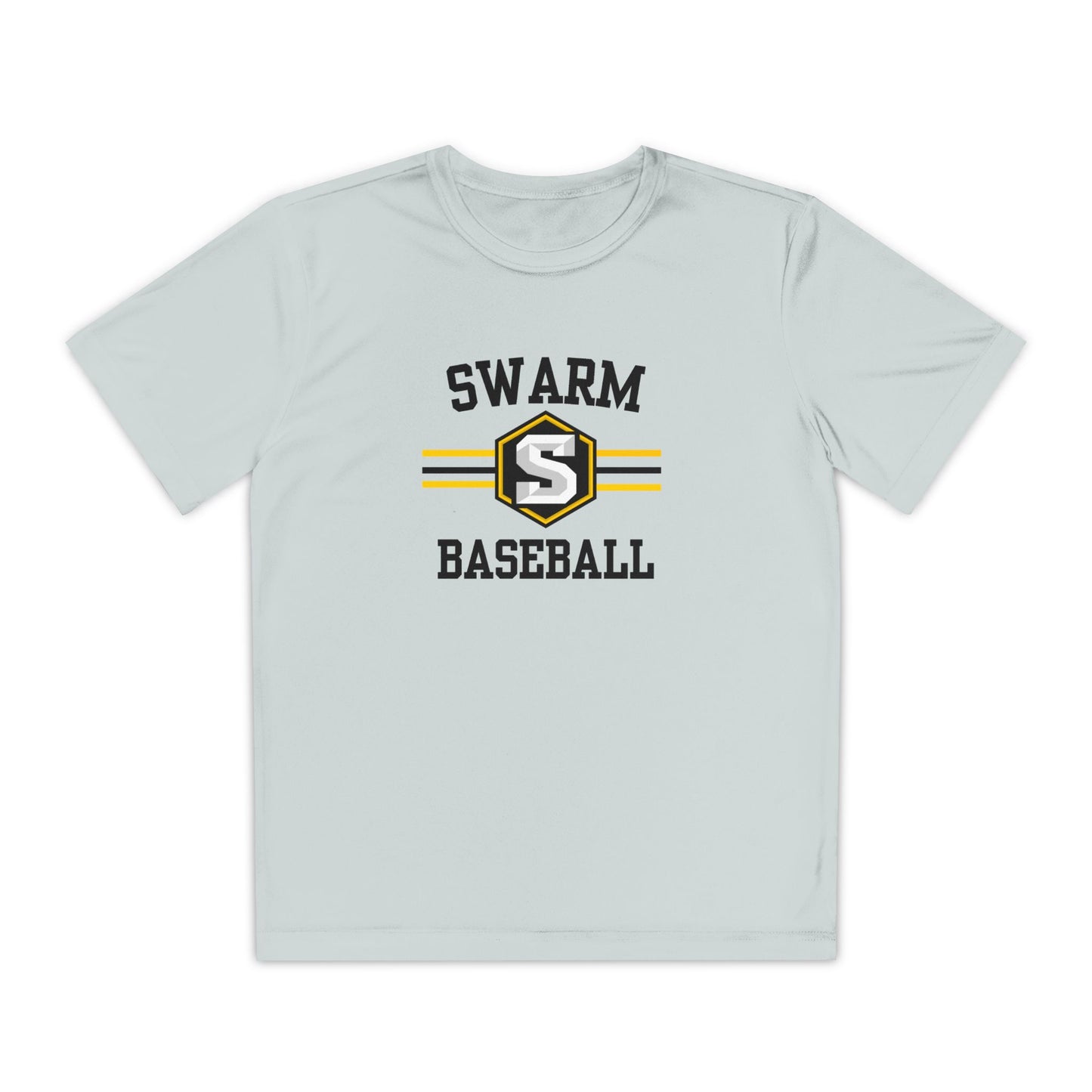 Swarm "stripe" YOUTH Baseball Tee | Sportstek