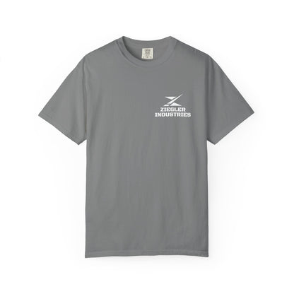 Ziegler Industries White Logo T-Shirt | Comfort Colors