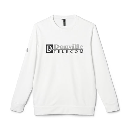 Danville Telecom Adidas Unisex Fleece Crewneck Sweatshirt: Black Logo