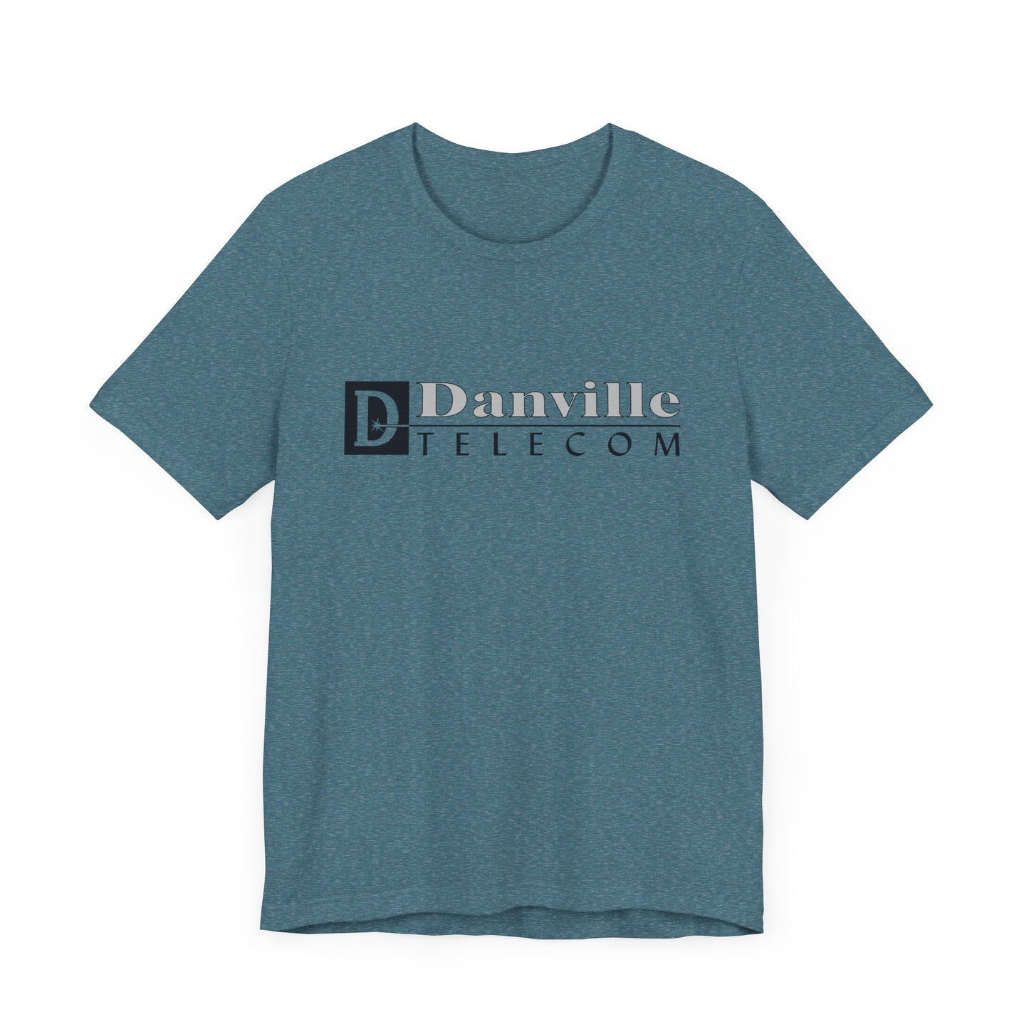 Danville Telecom Bella Canvas Tee: Black Logo