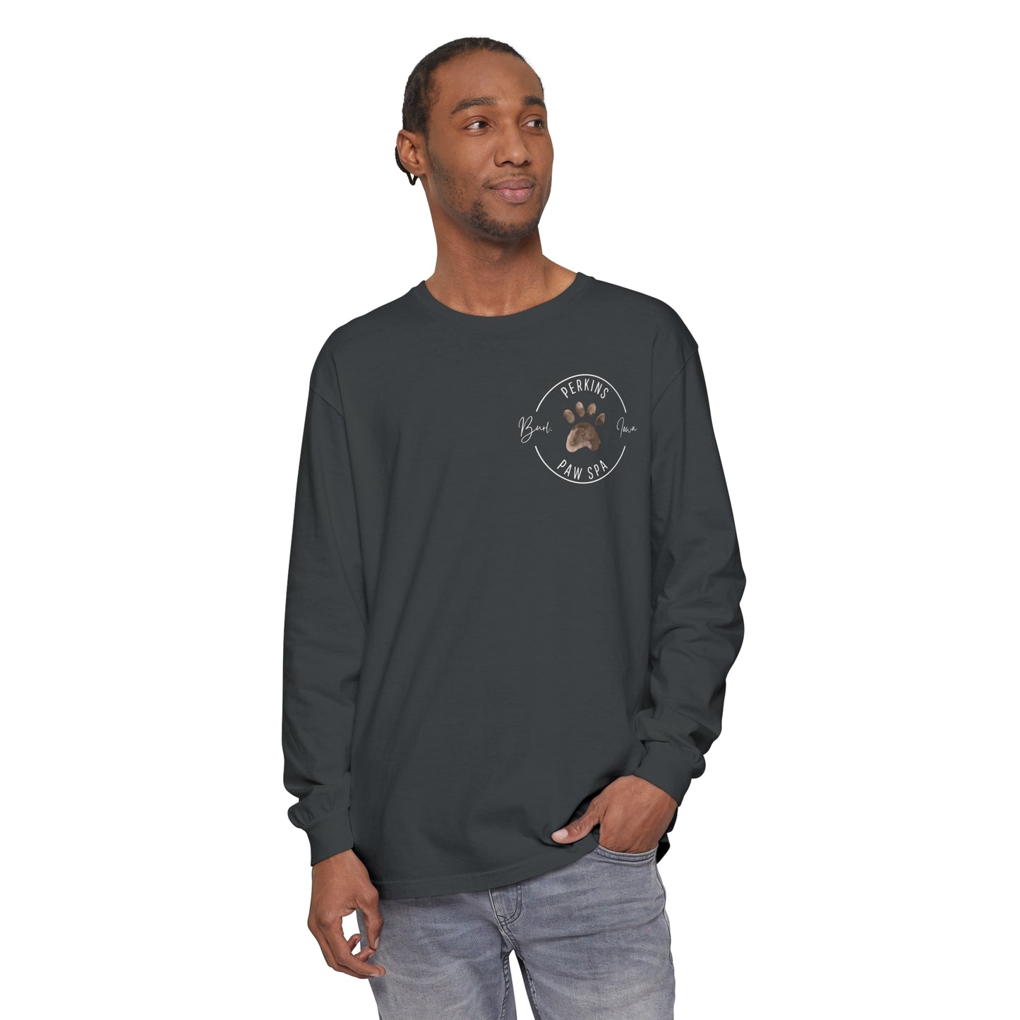 Perkins Paw Spa Long Sleeve Front/Back (2)
