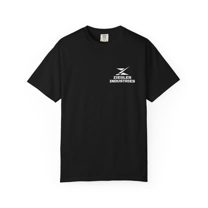 Ziegler Industries White Logo T-Shirt | Comfort Colors