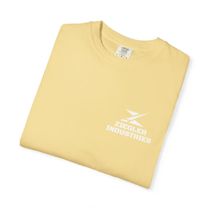 Ziegler Industries White Logo T-Shirt | Comfort Colors