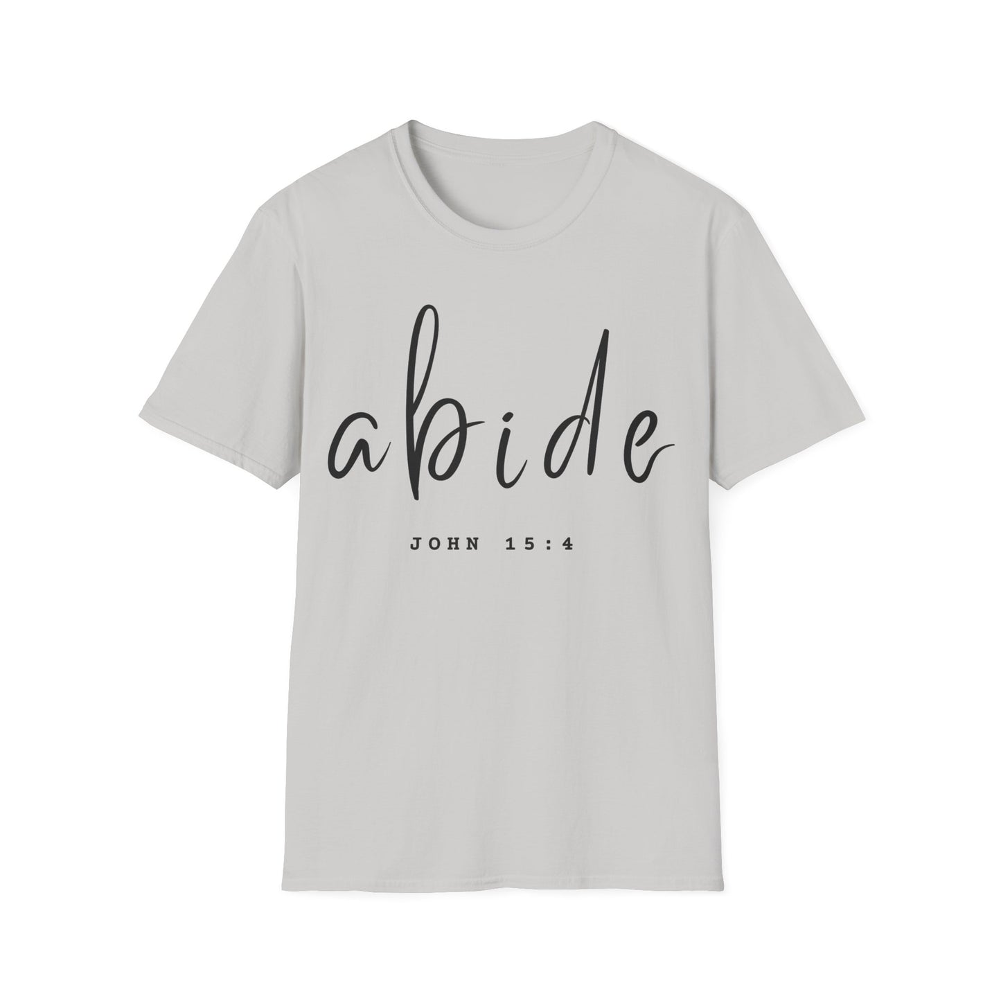 Abide JOHN 15:4 ADULT Tee | Gildan Softstyle
