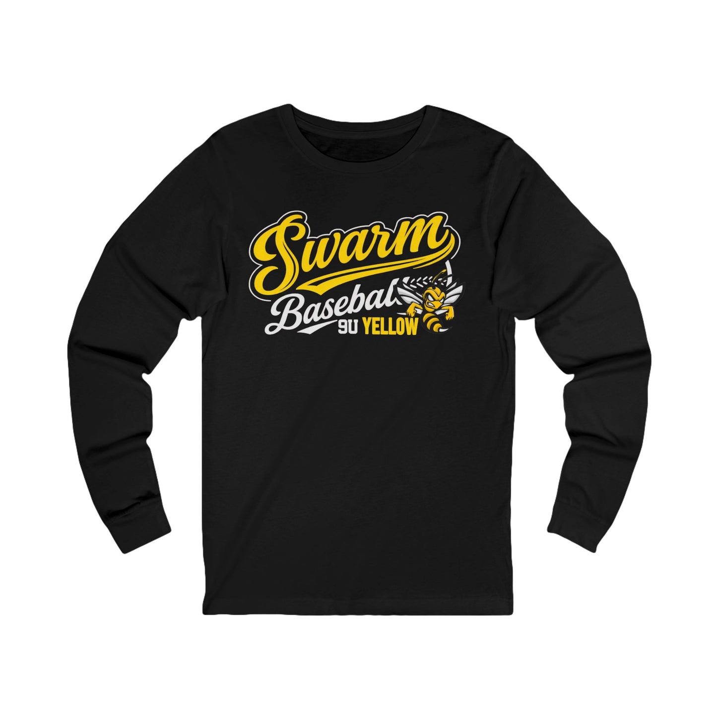 Swarm 9U "2" ADULT Baseball Long Sleeve | Bella Canvas