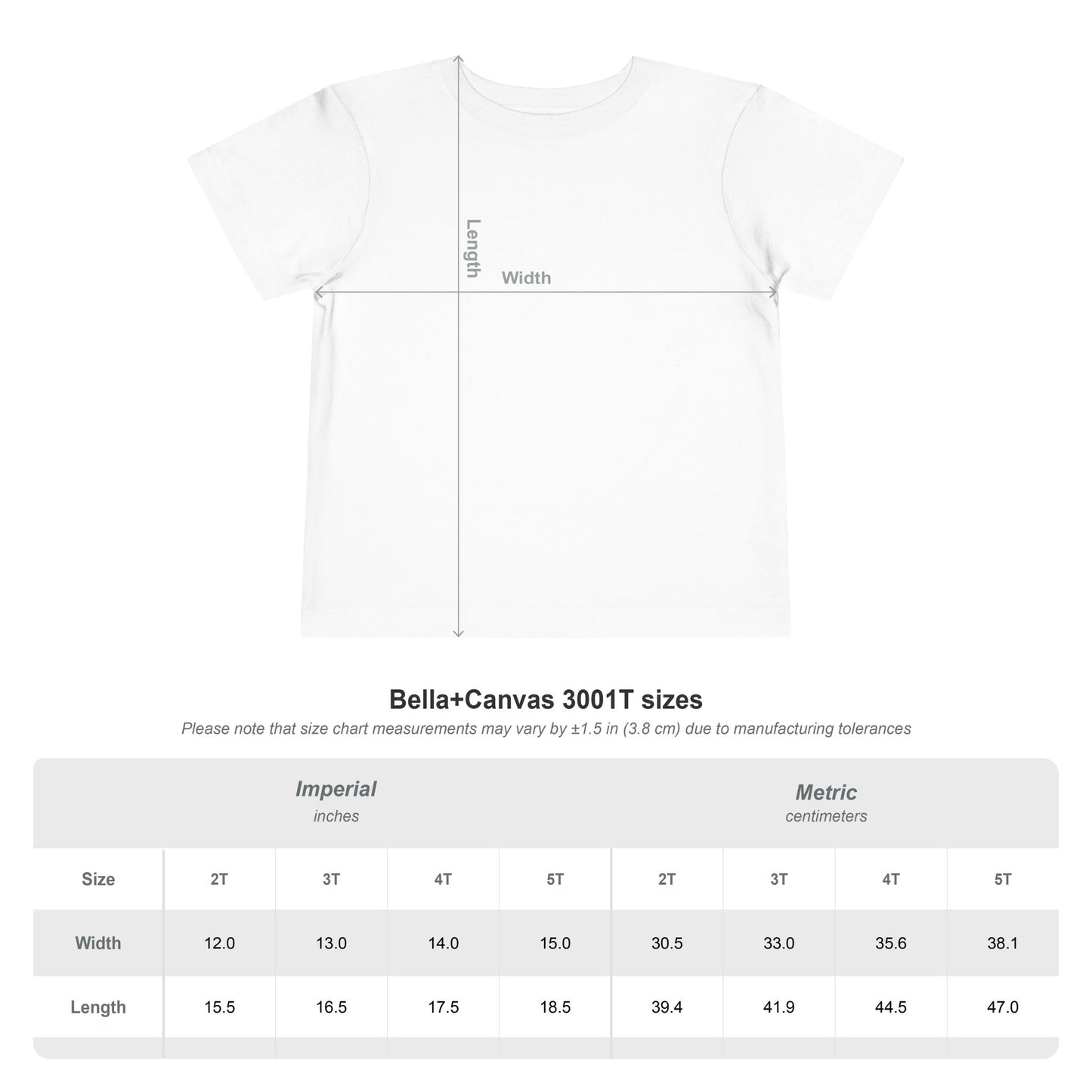 Danville Bears | BEARS | Toddler Tee | Bella Canvas