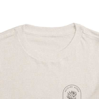 Abiding Acres Flower Farm TODDLER Tee | Bella Canvas