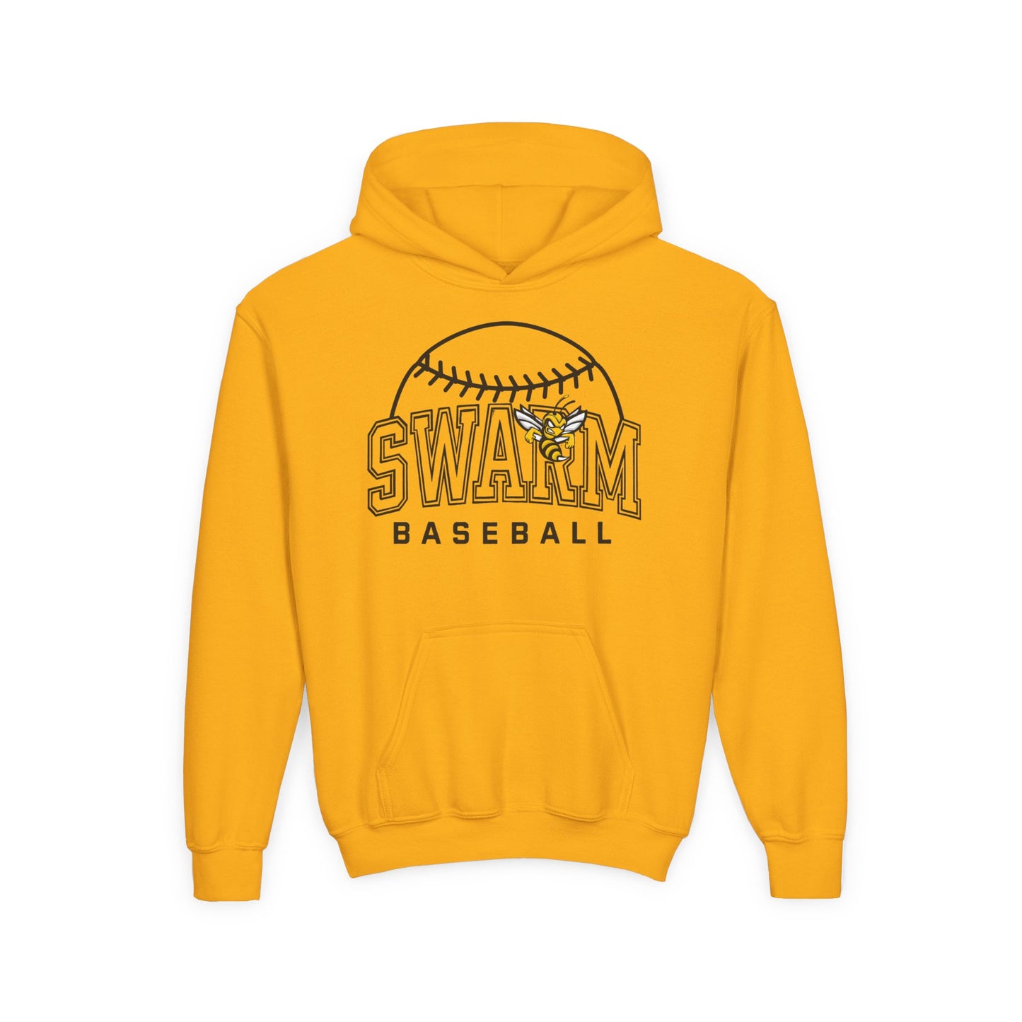 Swarm "⚾️" YOUTH baseball hoodie | Gildan Heavy Duty