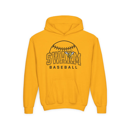 Swarm "⚾️" YOUTH baseball hoodie | Gildan Heavy Duty