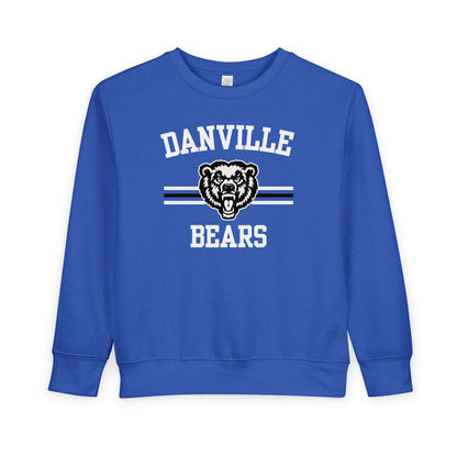Toddler Sweatshirt — Danville Bears Youth Crewneck | School Mascot Kids Sweatshirt