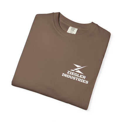 Ziegler Industries White Logo T-Shirt | Comfort Colors