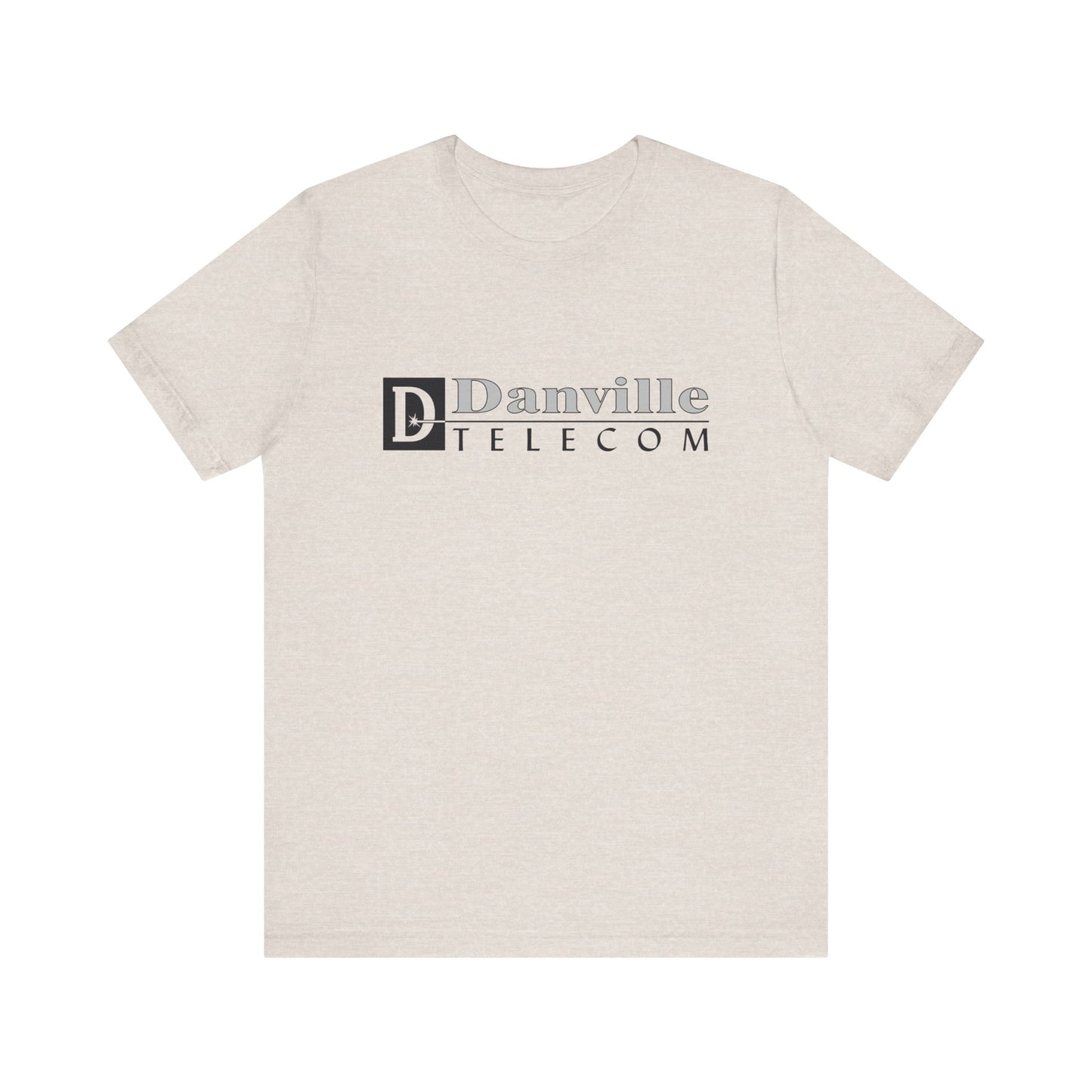 Danville Telecom Bella Canvas Tee: Black Logo